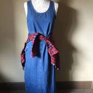 Like New-Faded Glory maxi jean dress